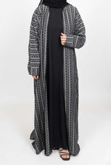 Afaf - Geometric Abaya - Alyas Abaya