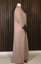 Batool - Beige Abaya - Alyas Abaya