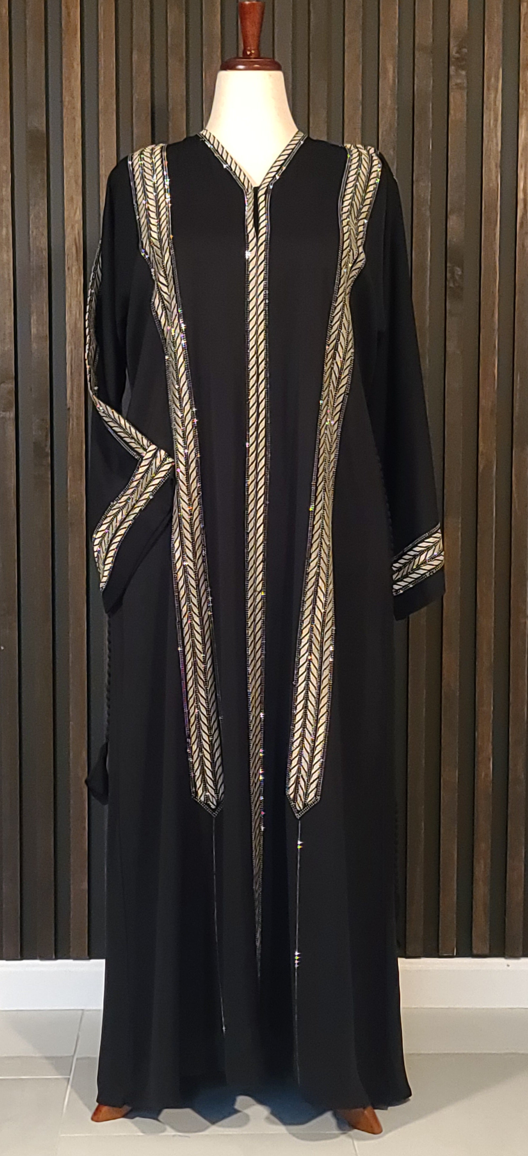 Seham - Gold Abaya