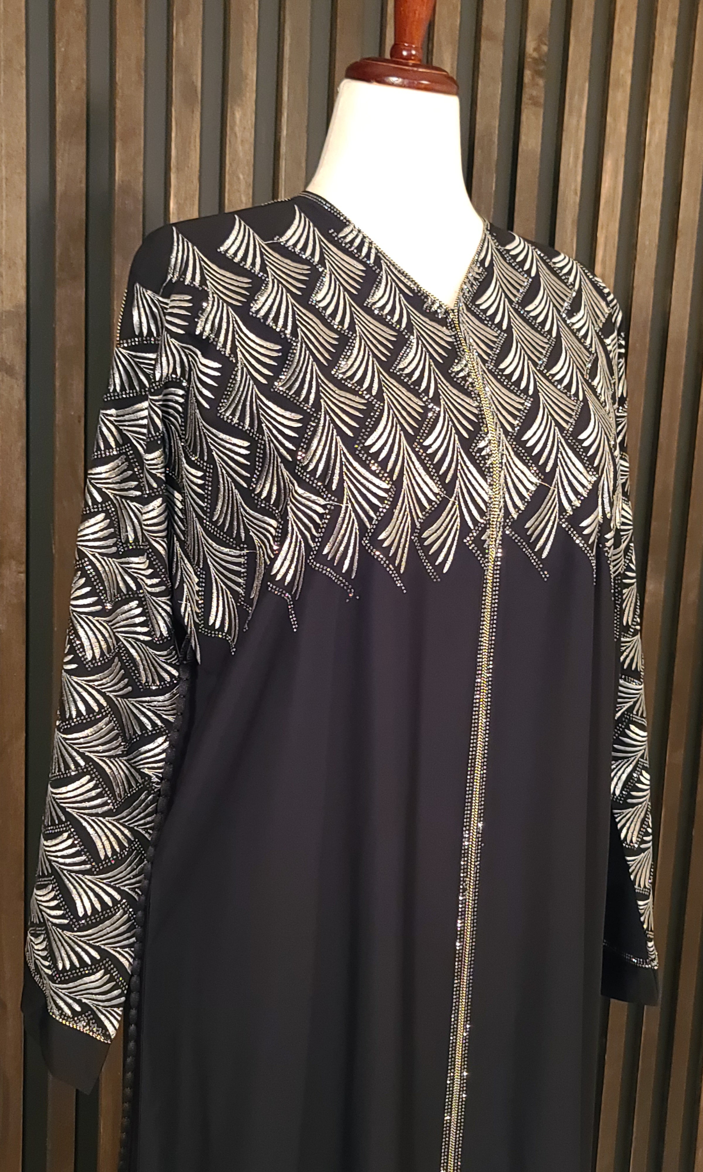 Abyat - Silver Abaya