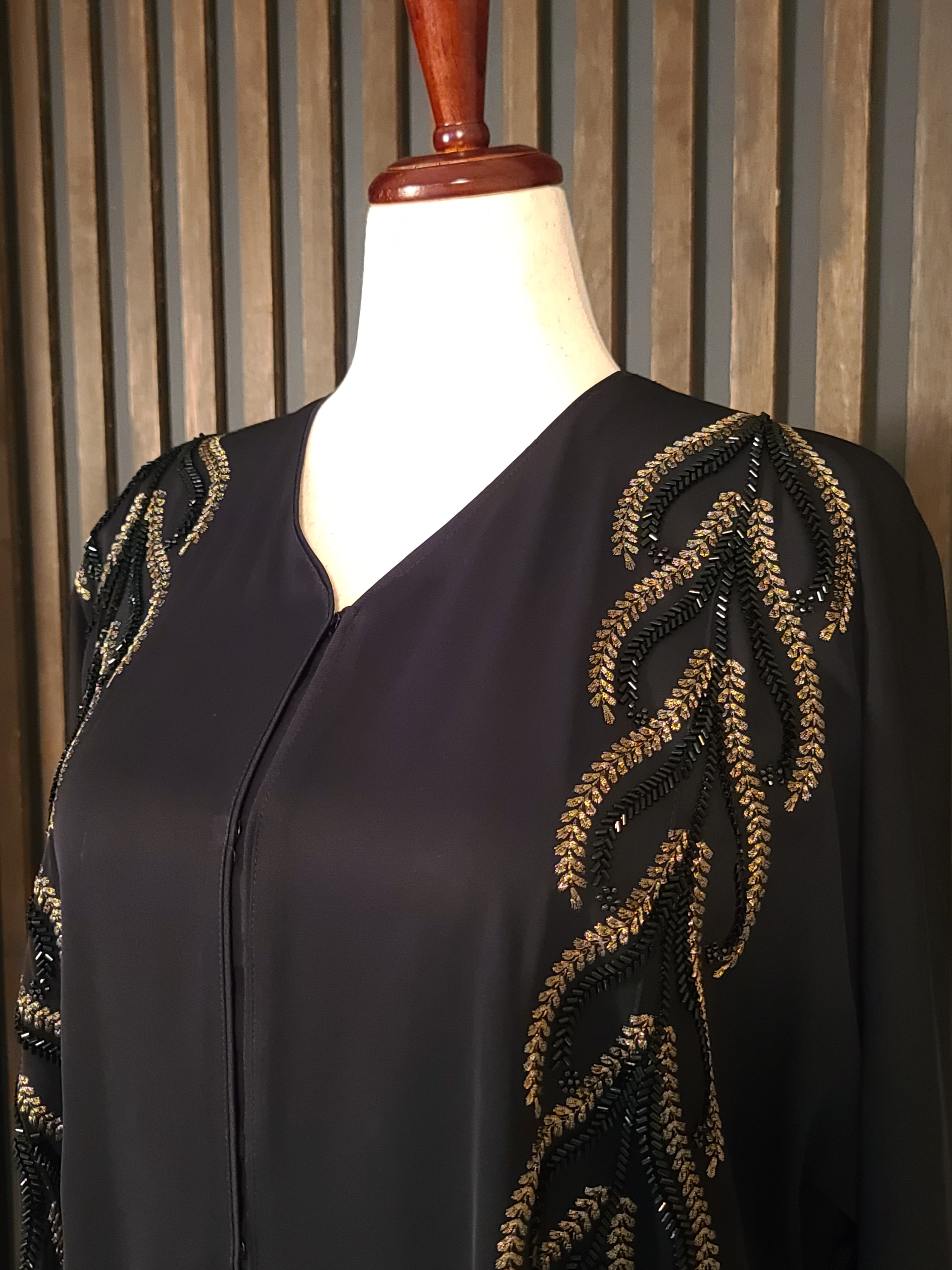 Asma - Black Gold Abaya