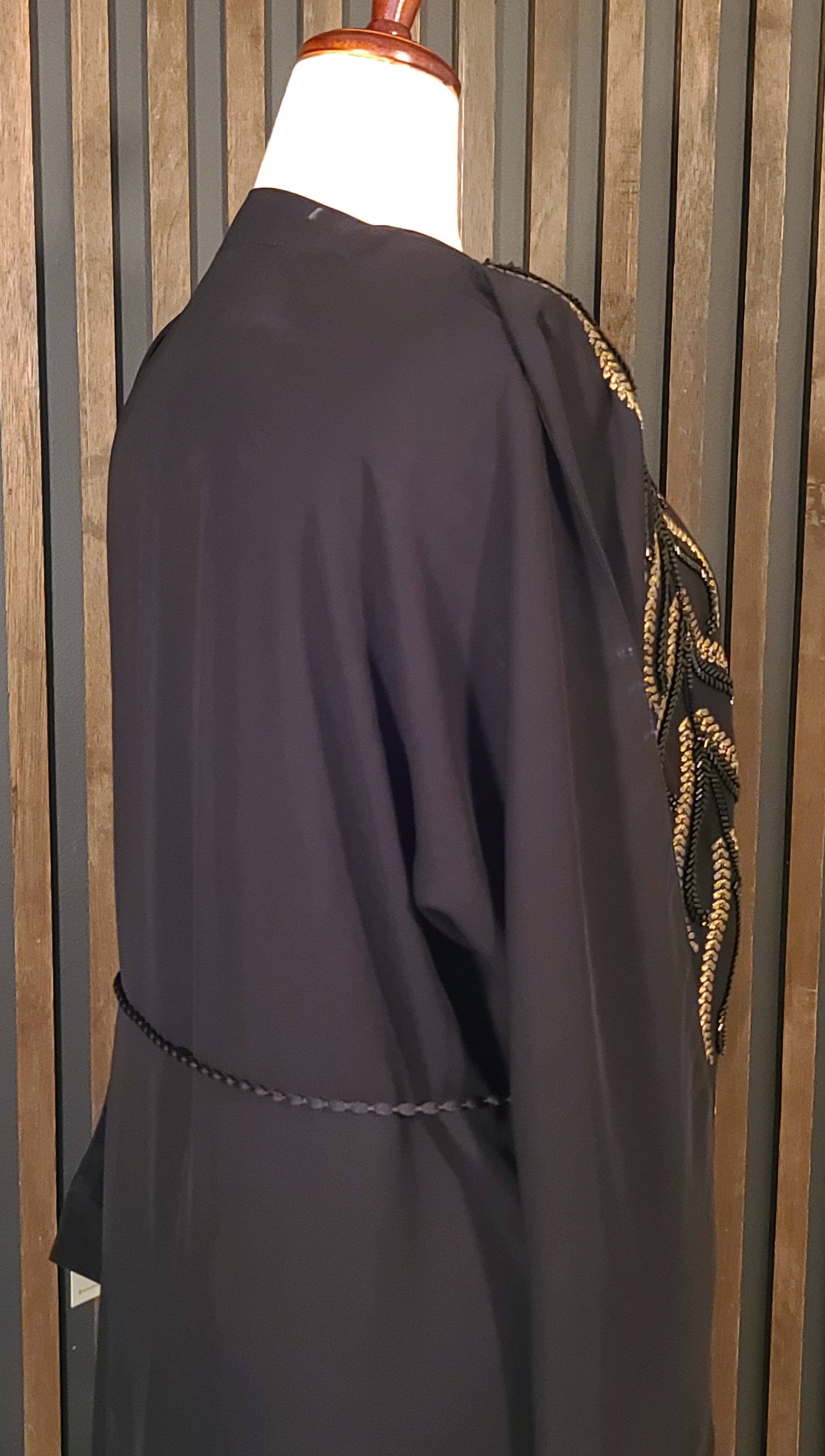 Asma - Black Gold Abaya