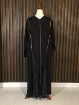 Taj 2 – Golden Ribbon Abaya