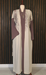 Vines - Beige Abaya