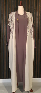 Vines - Beige Abaya