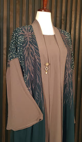 Vines - Green Abaya