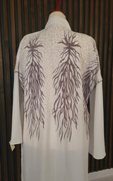 Vines - White Abaya