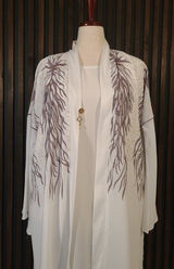 Vines - White Abaya