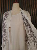 Vines - White Abaya