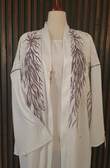 Vines - White Abaya