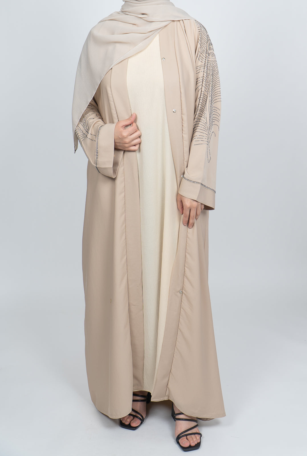 Maha - Nada Beige Abaya