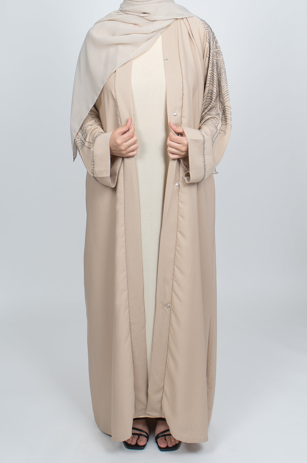 Maha - Nada Beige Abaya