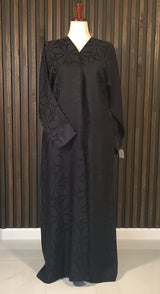 Geometric - Black Abaya