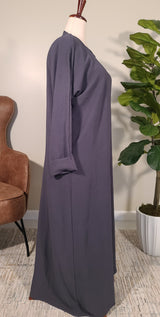 Khawla - Gray Abaya