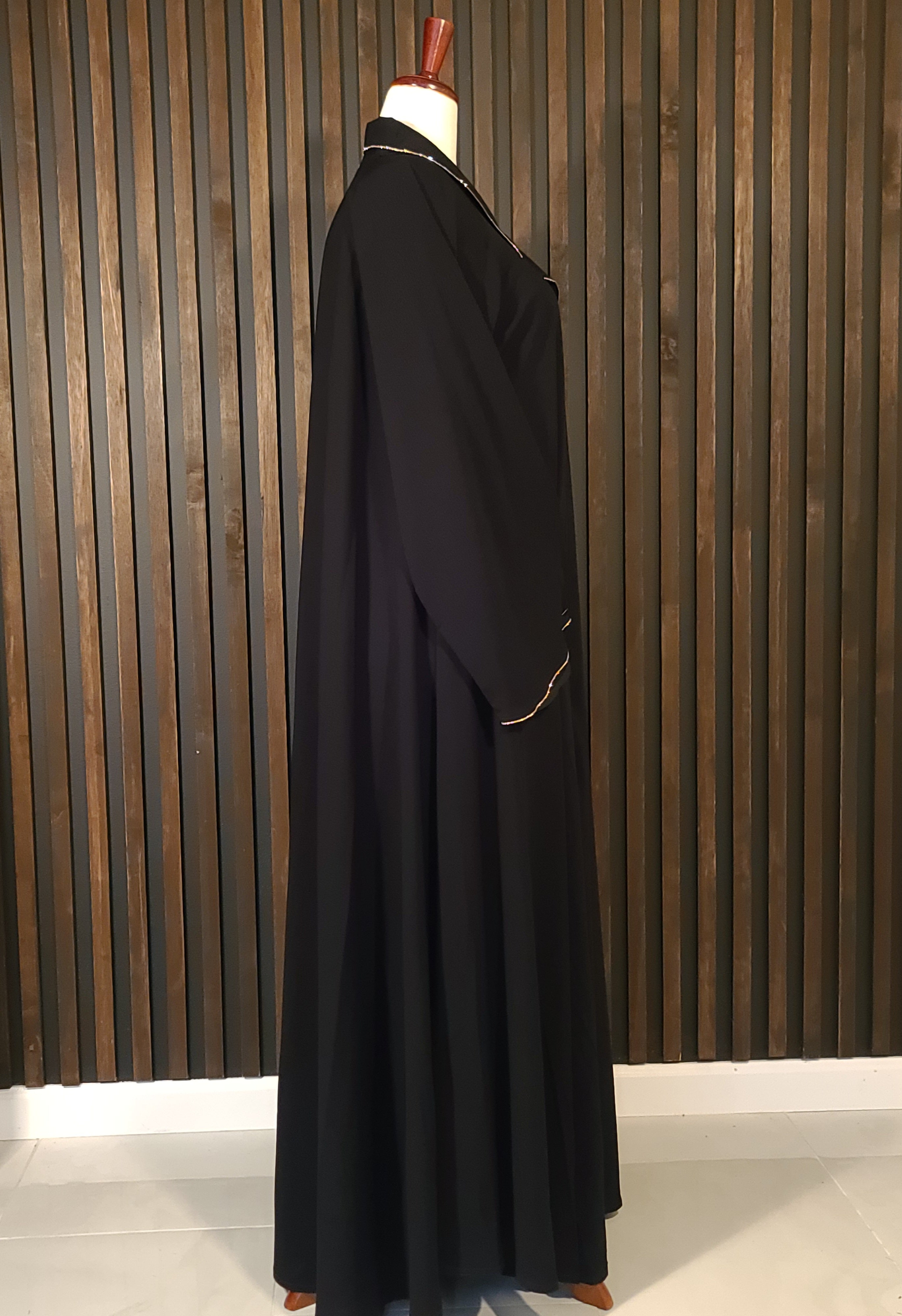 Kimono - Gold Flare Abaya