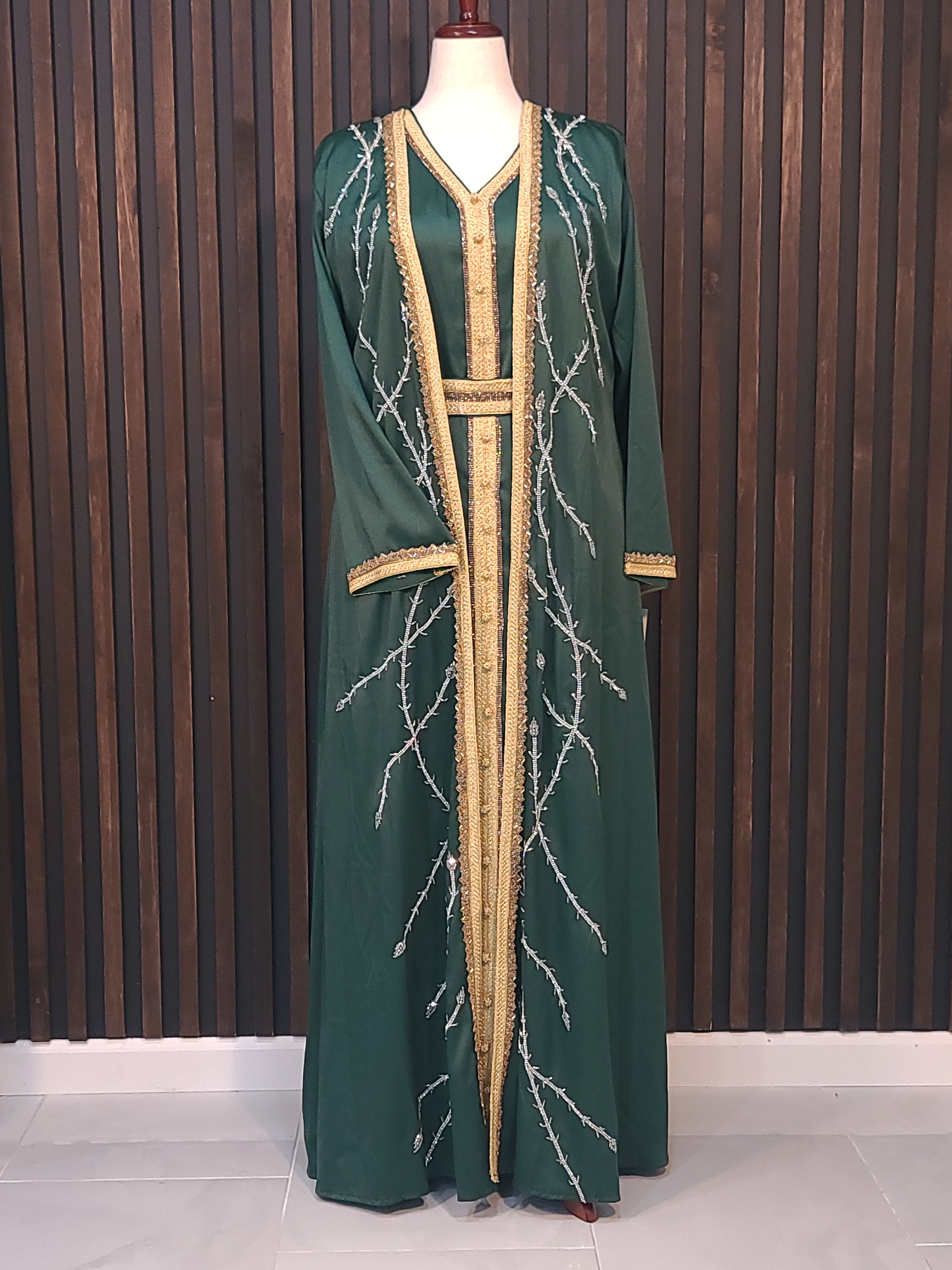 Kaftan - Green Dress