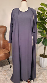 Khawla - Gray Abaya