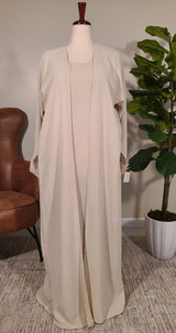 Khawla - Beige Abaya