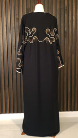 River - Cream  Abaya