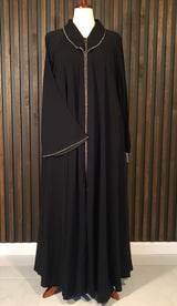 Kimono - Gold Flare Abaya