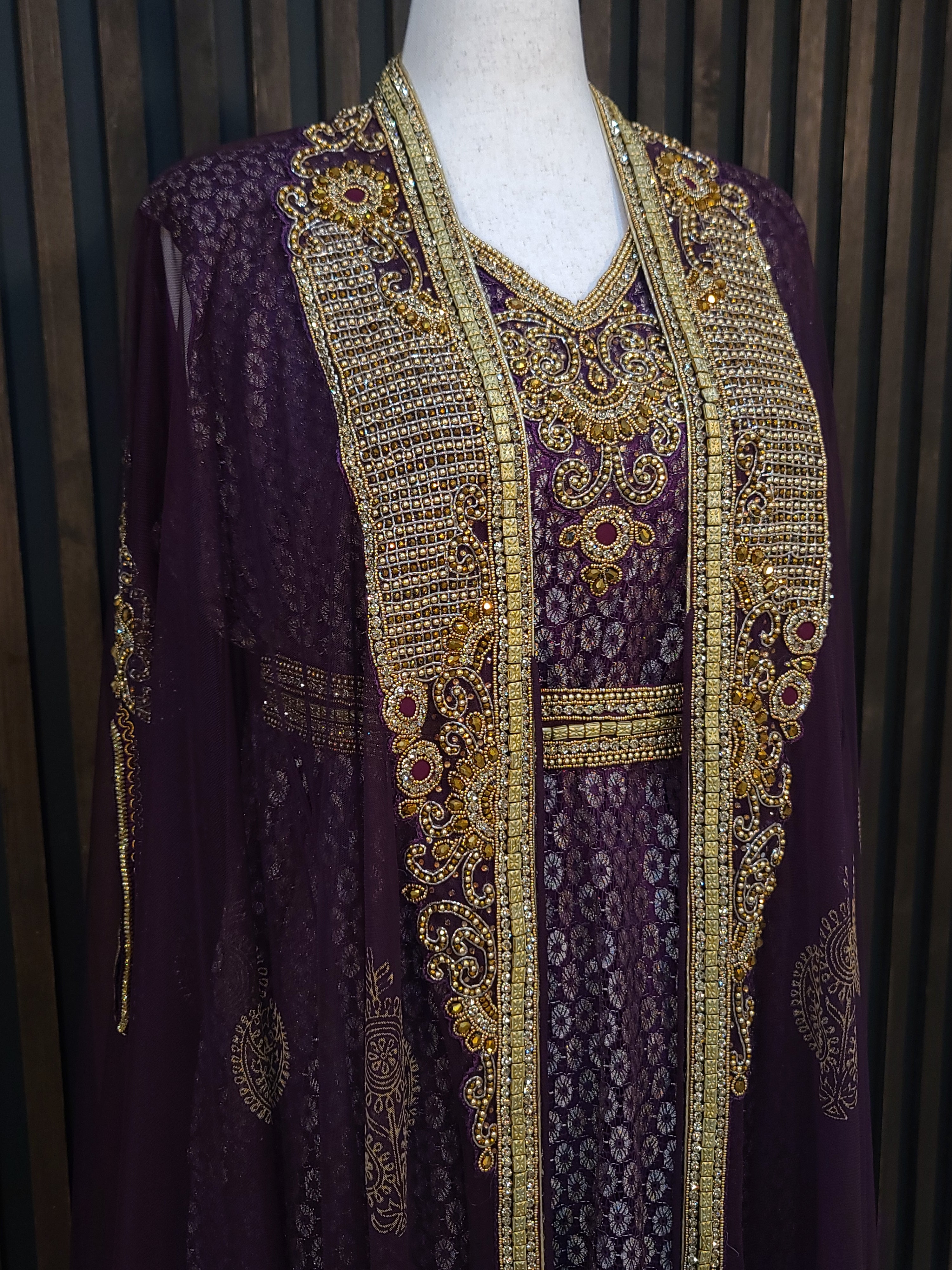 Party Dress - Burgundy Dress
