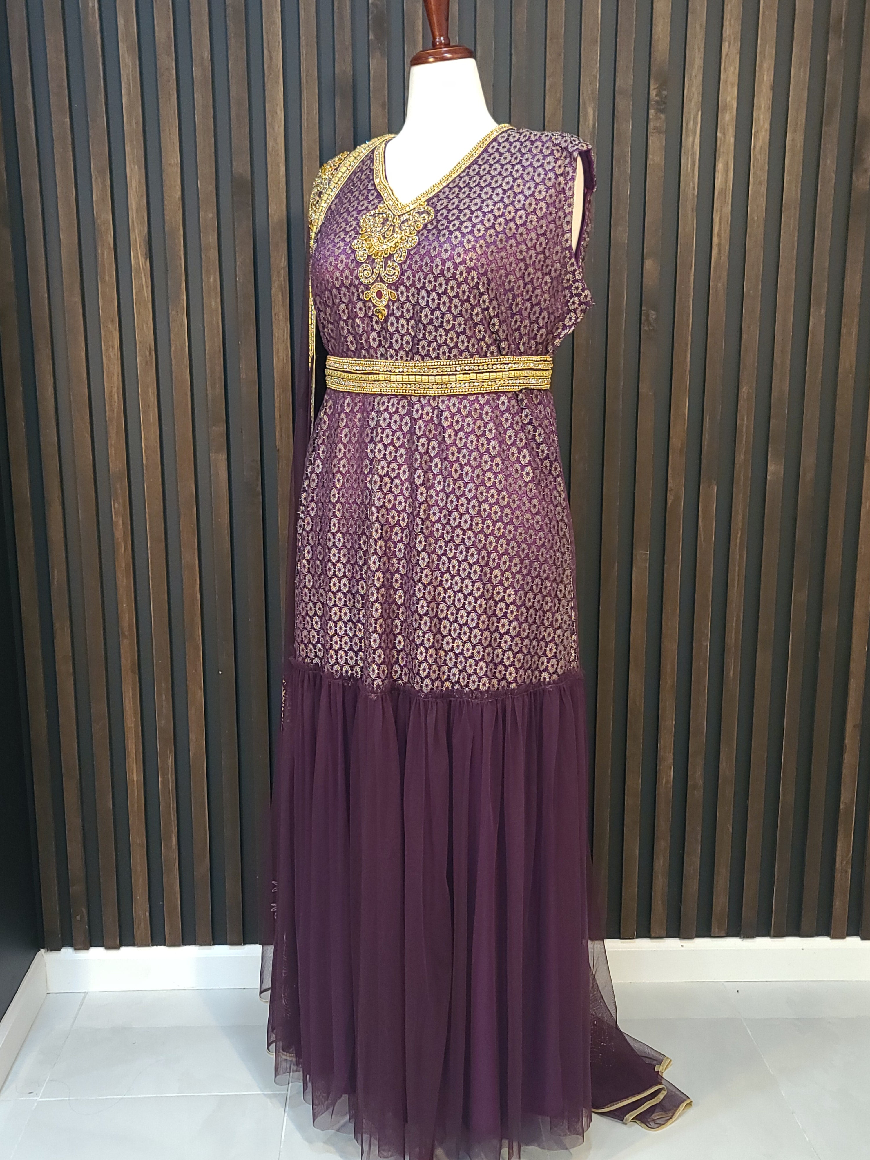 Party Dress - Burgundy Dress