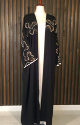 River - Cream  Abaya