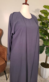 Khawla - Gray Abaya