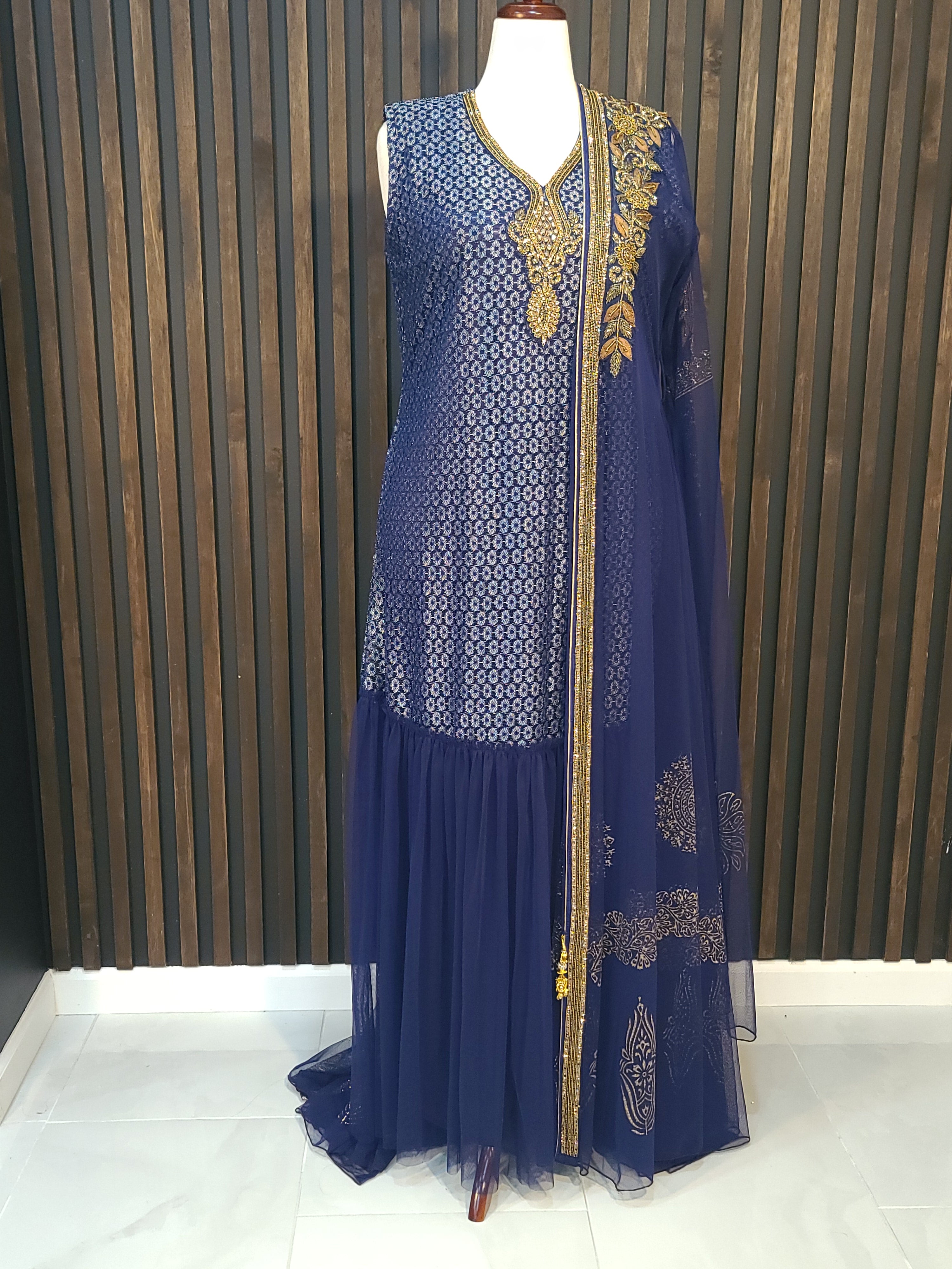 Party Dress - Navy Dress