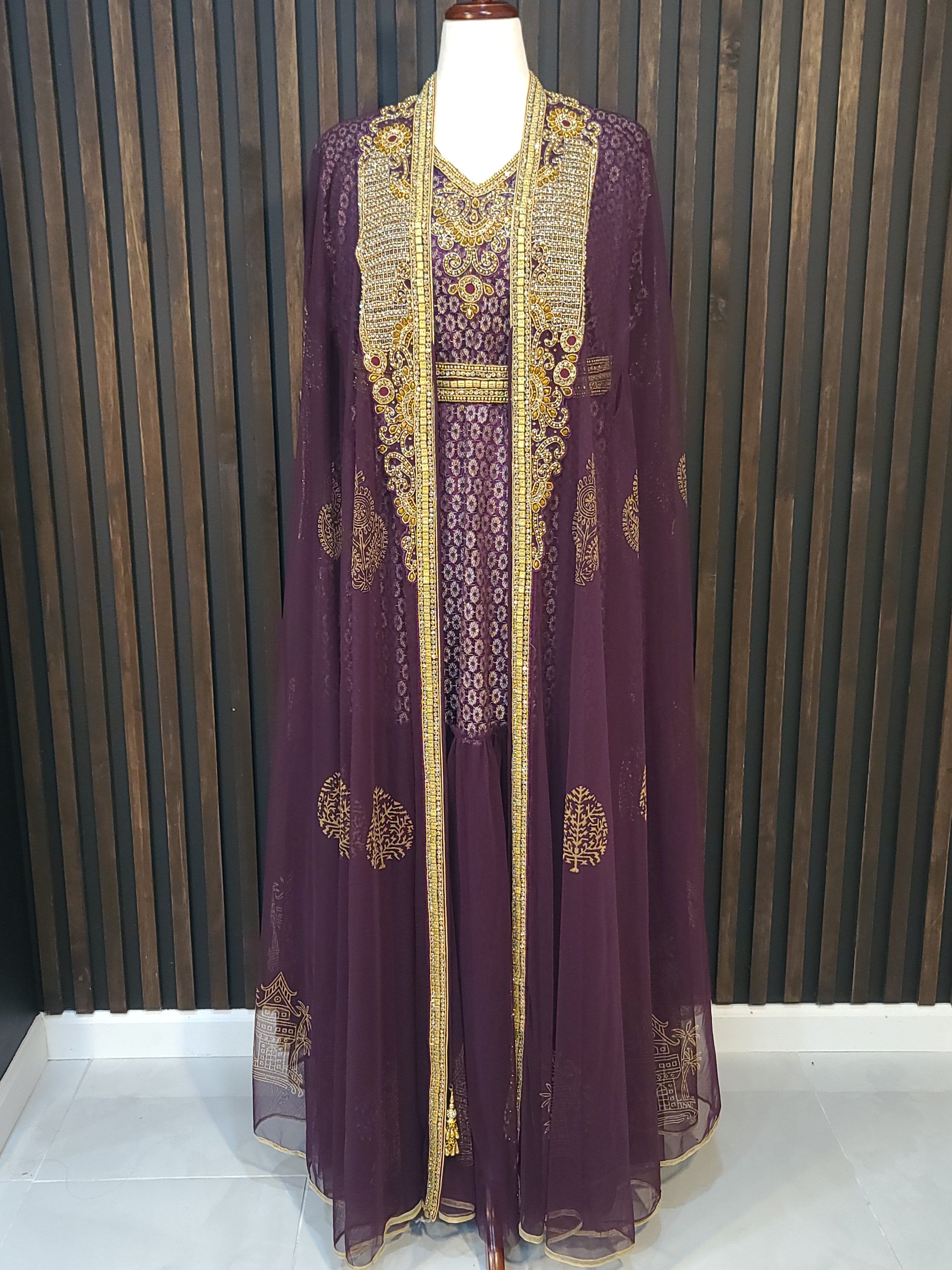 Party Dress - Burgundy Dress